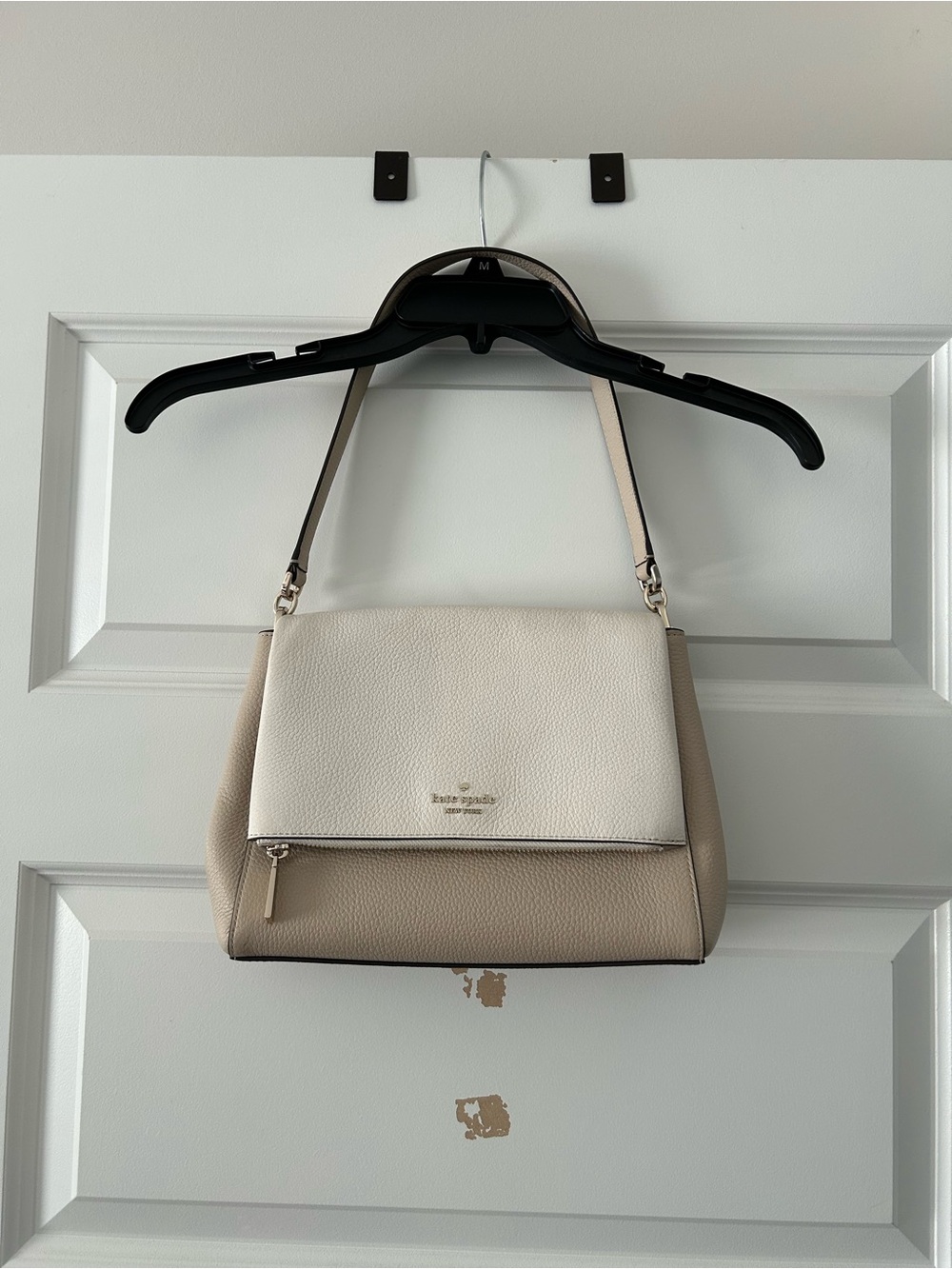 Kate Spade Leila Medium Flap Pebbled Leather Shoulder Bag